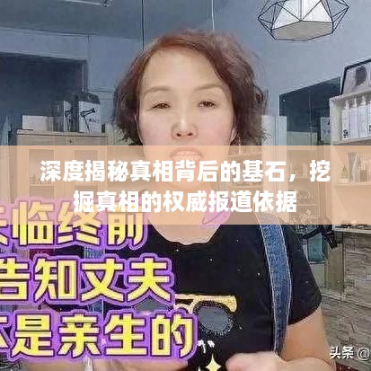 深度揭秘真相背后的基石，挖掘真相的权威报道依据