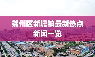 端州区新塘镇最新热点新闻一览