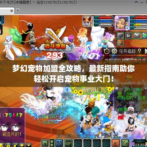 梦幻宠物加盟全攻略，最新指南助你轻松开启宠物事业大门！