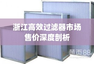 浙江高效过滤器市场售价深度剖析