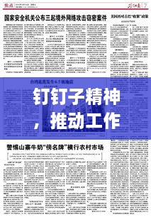 钉钉子精神，推动工作的核心动力之源