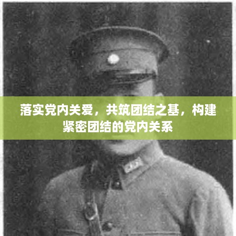 落实党内关爱，共筑团结之基，构建紧密团结的党内关系