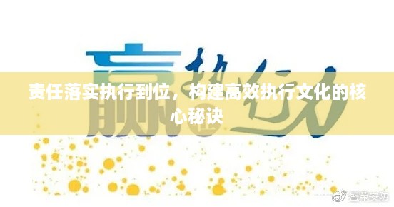 责任落实执行到位，构建高效执行文化的核心秘诀