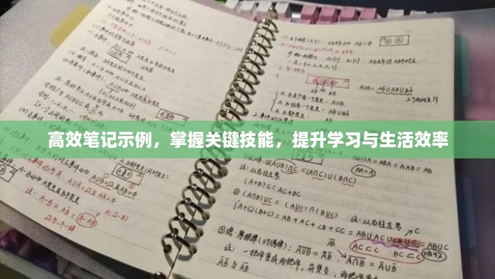 高效笔记示例，掌握关键技能，提升学习与生活效率