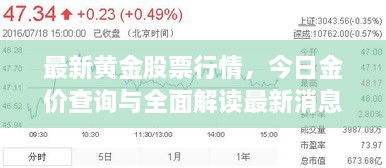 最新黄金股票行情，今日金价查询与全面解读最新消息