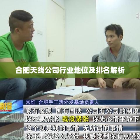 合肥天线公司行业地位及排名解析