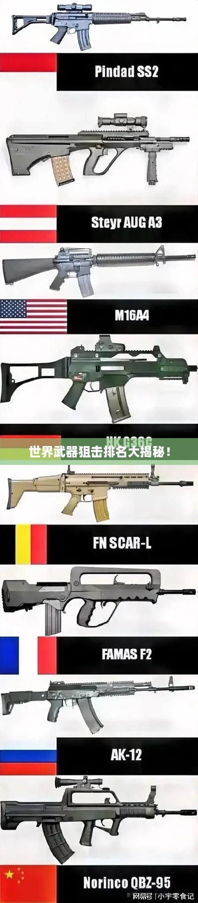 世界武器狙击排名大揭秘！