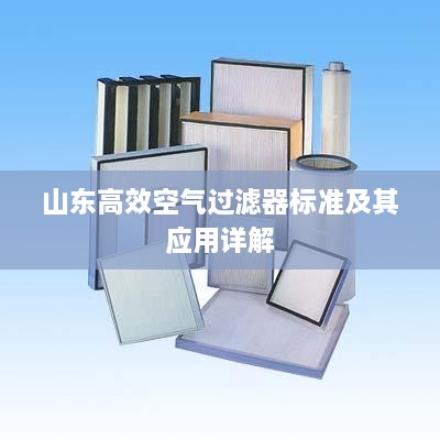 山东高效空气过滤器标准及其应用详解