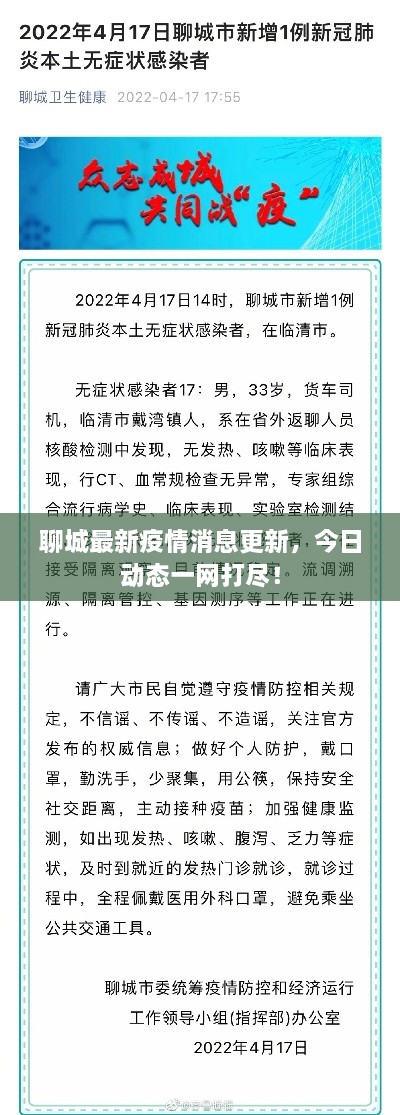 聊城最新疫情消息更新，今日动态一网打尽！