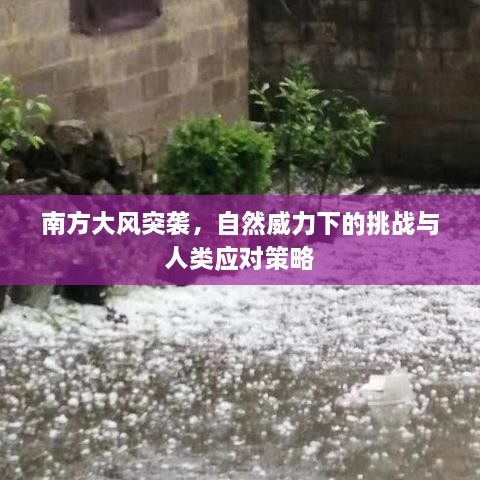 南方大风突袭，自然威力下的挑战与人类应对策略
