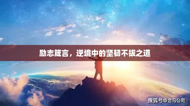 励志箴言，逆境中的坚韧不拔之道