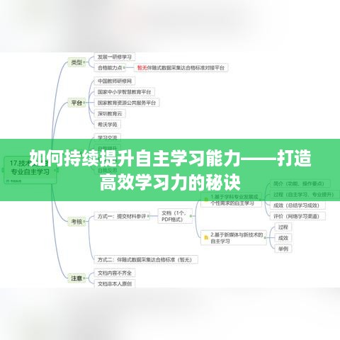 如何持续提升自主学习能力——打造高效学习力的秘诀