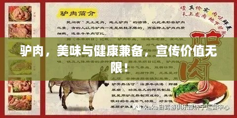 驴肉，美味与健康兼备，宣传价值无限！