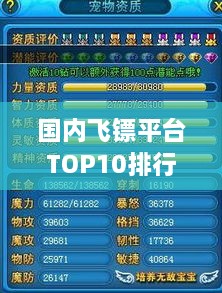 国内飞镖平台TOP10排行榜深度探讨