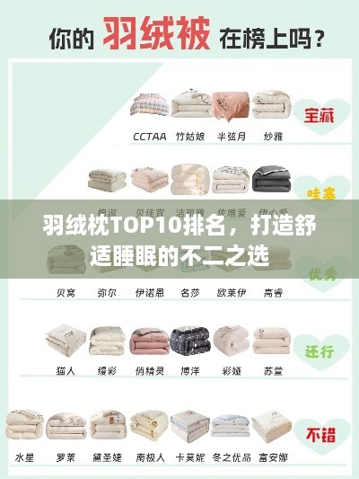 羽绒枕TOP10排名，打造舒适睡眠的不二之选